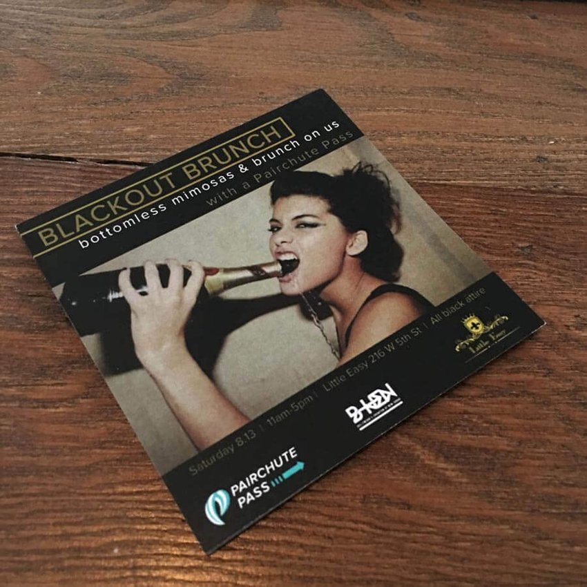 Product example from Downtown LA Printer: Flyer Printing